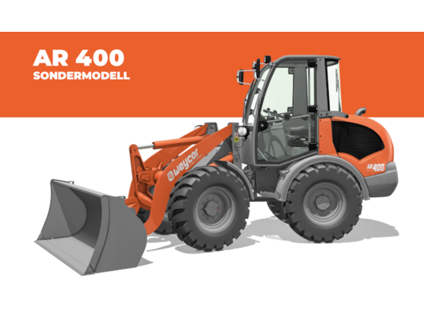 Incarcator Frontal Atlas Weycor AR 400 EDITIE SPECIALA de vanzare